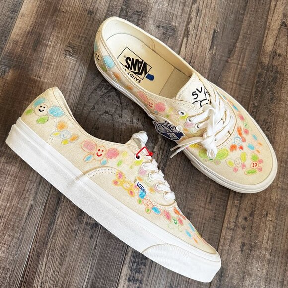 VANS Sandy Liang x Authentic 44 DX Scribble Men's Size 13 RARE